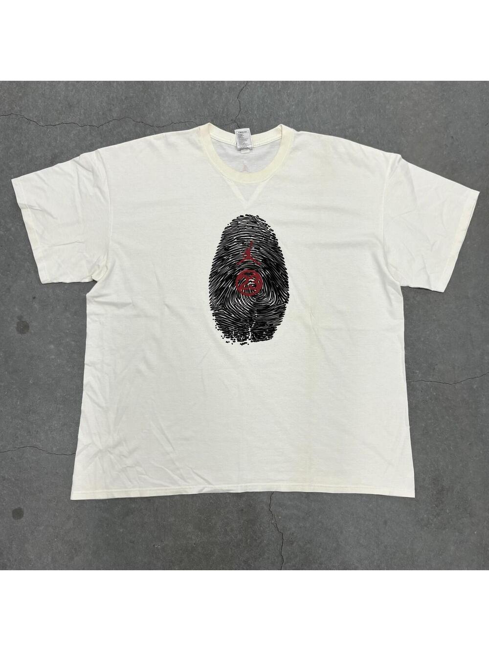 Y2K Air Jordan Fingerprint T Shirt